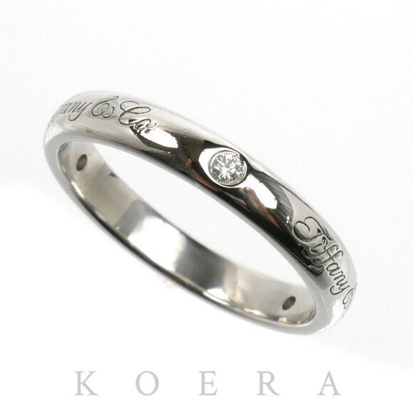 TIFFANY Jewelry - TIFFANY&Co. Tiffany & Co. Pt950 Platinum Notes Lucida Ring with Diamond, 4.0g...